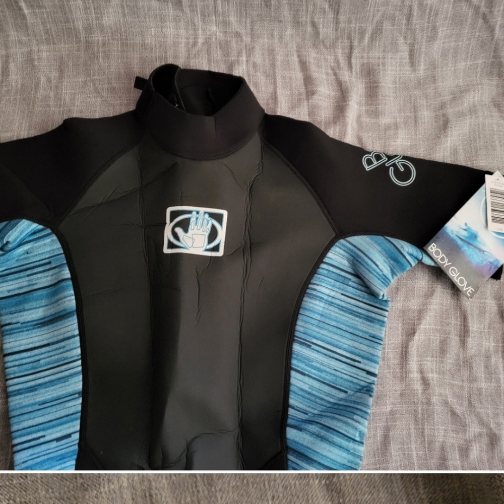 Body Glove Womens SZ L Swim Wetsuit - Black and Blue